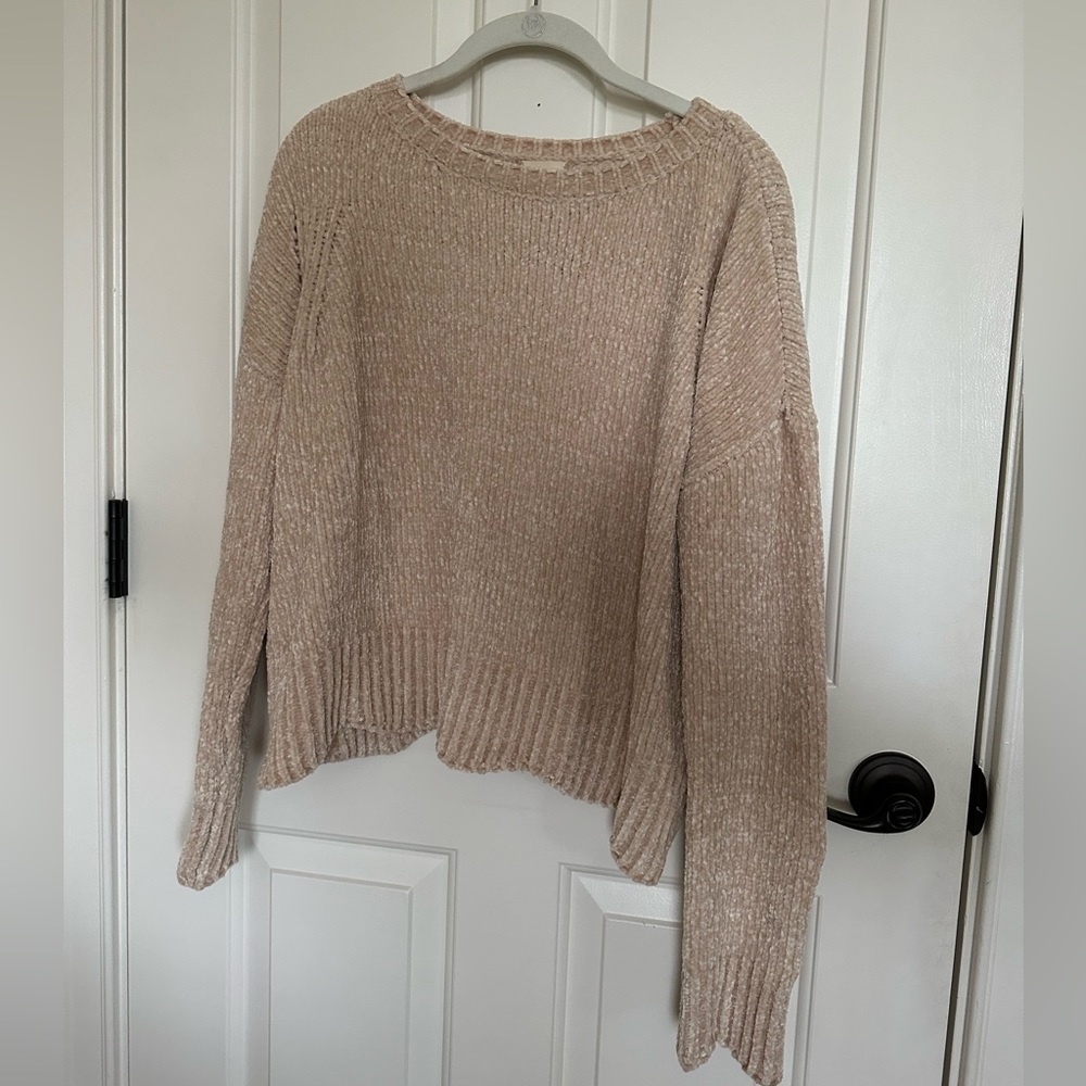 Altar’d State Cream Chenile Sweater